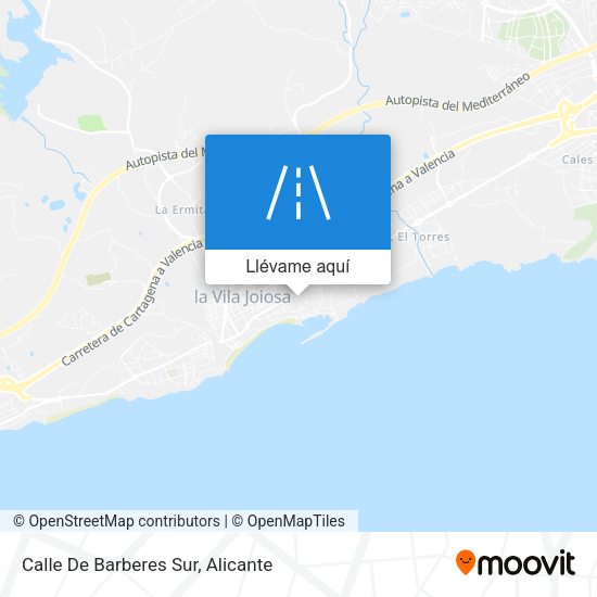 Mapa Calle De Barberes Sur