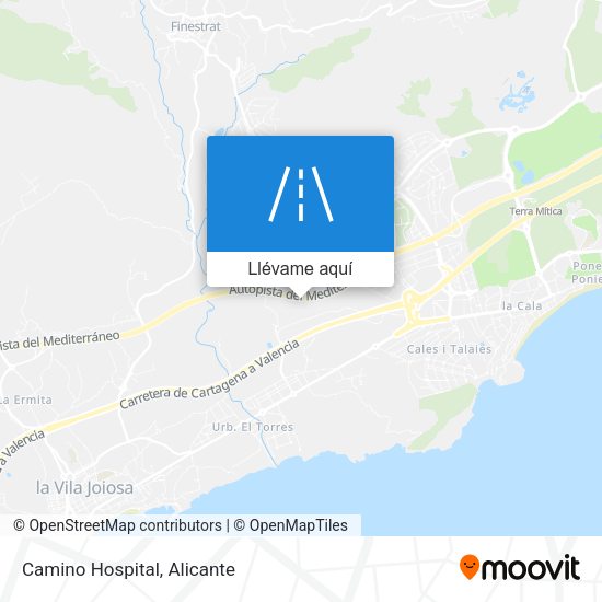 Mapa Camino Hospital