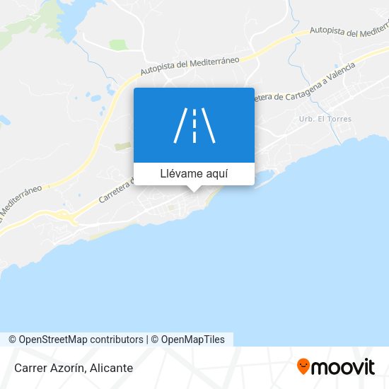 Mapa Carrer Azorín