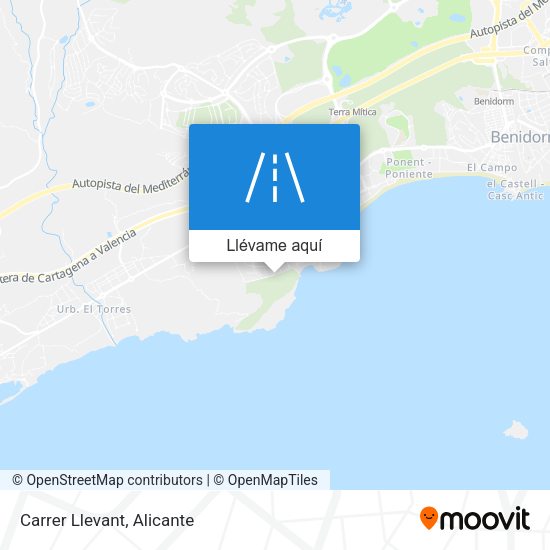 Mapa Carrer Llevant