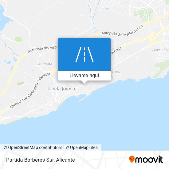 Mapa Partida Barberes Sur