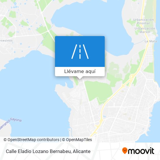 Mapa Calle Eladio Lozano Bernabeu