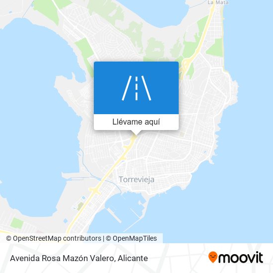 Mapa Avenida Rosa Mazón Valero