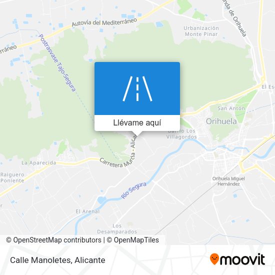 Mapa Calle Manoletes