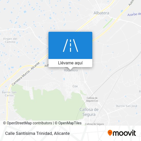 Mapa Calle Santísima Trinidad