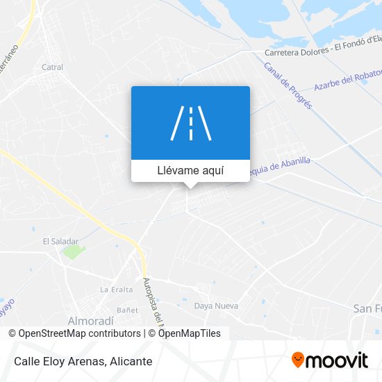 Mapa Calle Eloy Arenas