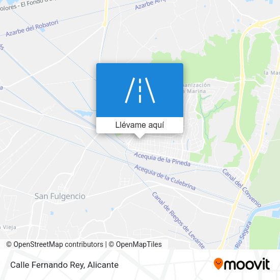 Mapa Calle Fernando Rey