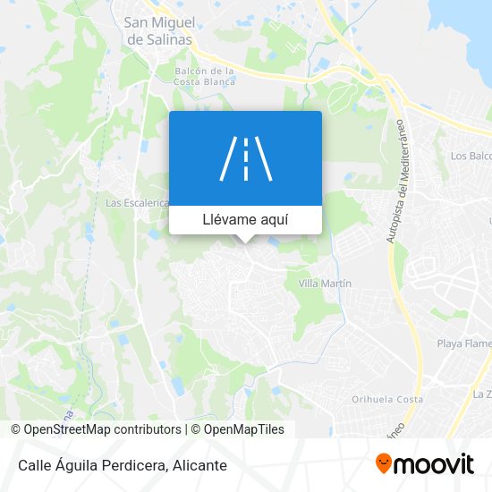Mapa Calle Águila Perdicera