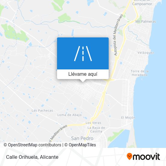 Mapa Calle Orihuela