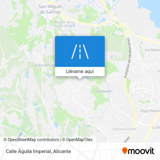 Mapa Calle Águila Imperial
