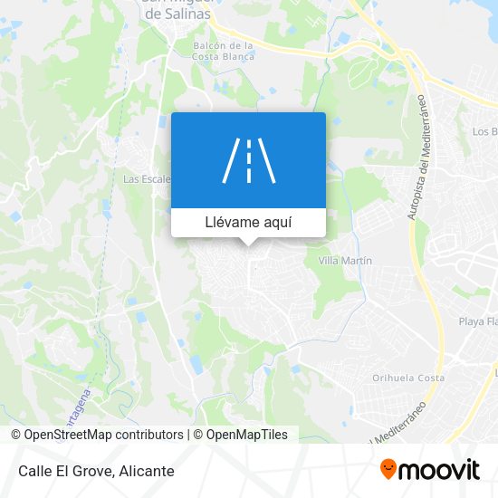 Mapa Calle El Grove