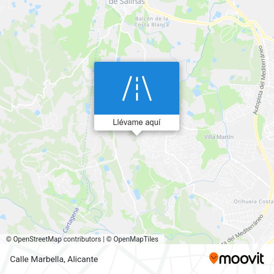Mapa Calle Marbella