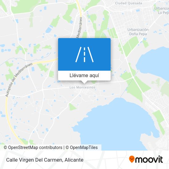 Mapa Calle Virgen Del Carmen