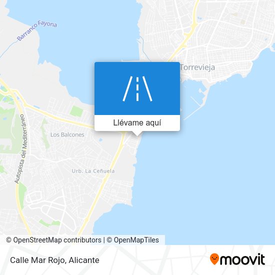 Mapa Calle Mar Rojo