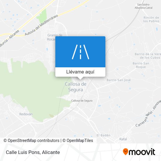 Mapa Calle Luis Pons