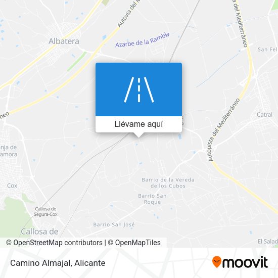 Mapa Camino Almajal