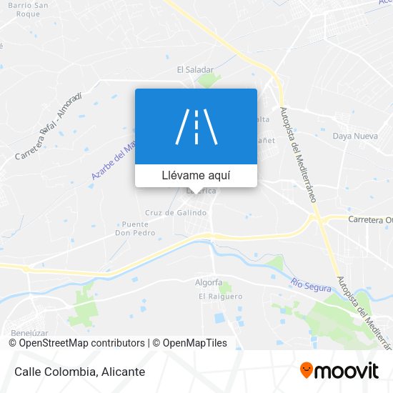 Mapa Calle Colombia