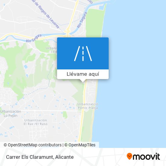 Mapa Carrer Els Claramunt