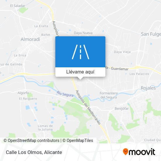 Mapa Calle Los Olmos