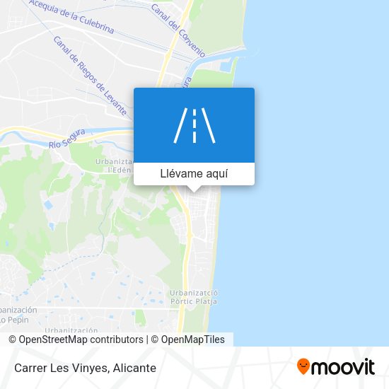 Mapa Carrer Les Vinyes