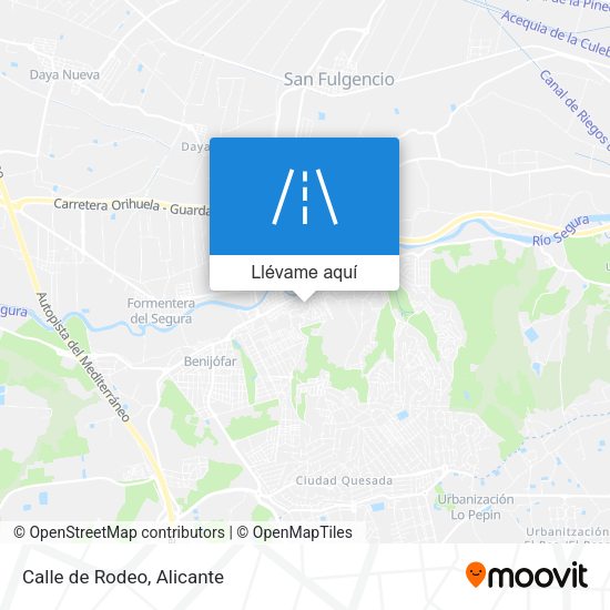 Mapa Calle de Rodeo