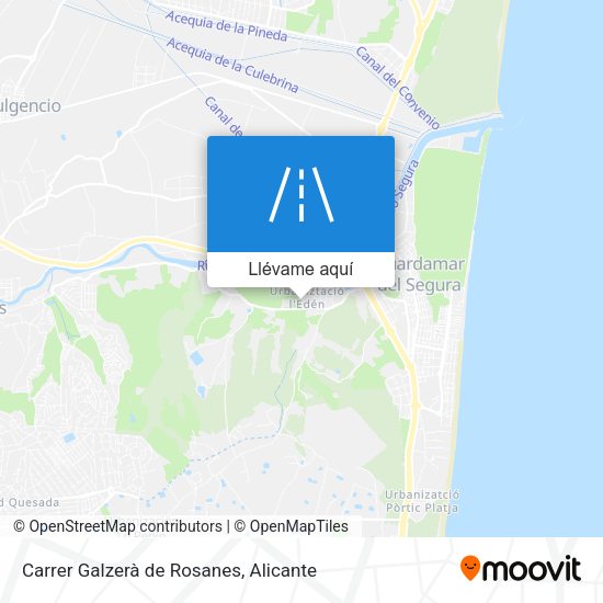 Mapa Carrer Galzerà de Rosanes