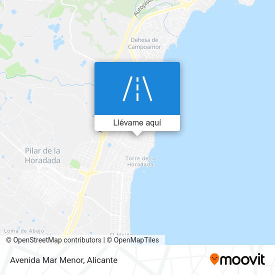 Mapa Avenida Mar Menor