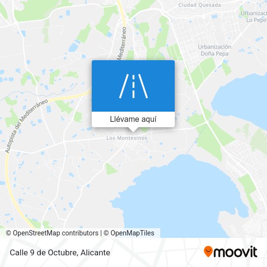 Mapa Calle 9 de Octubre