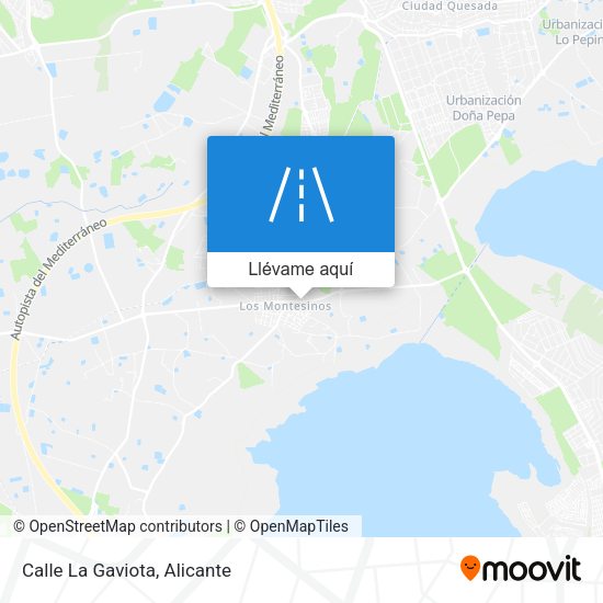 Mapa Calle La Gaviota
