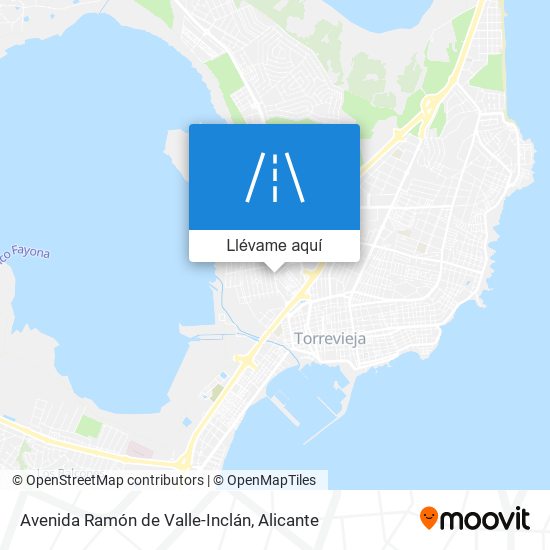 Mapa Avenida Ramón de Valle-Inclán