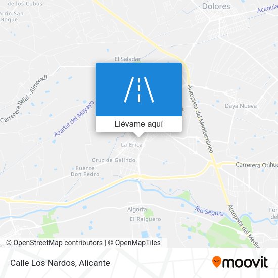 Mapa Calle Los Nardos