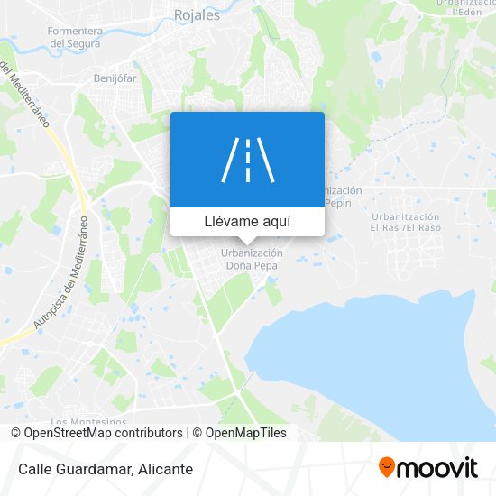 Mapa Calle Guardamar