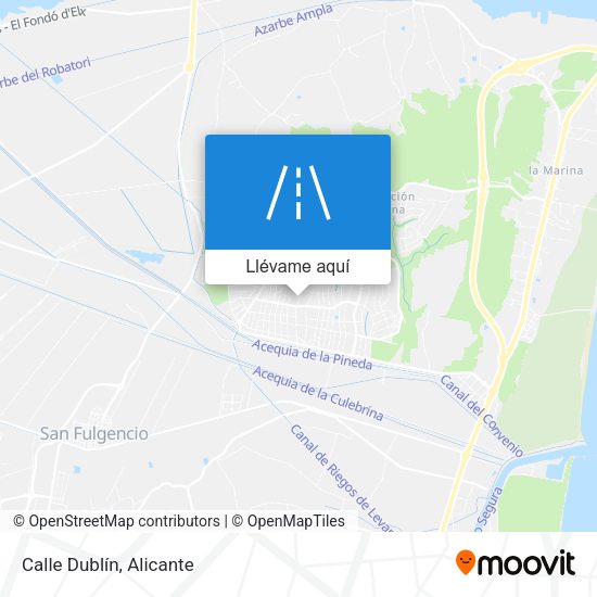 Mapa Calle Dublín