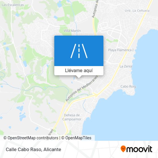 Mapa Calle Cabo Raso