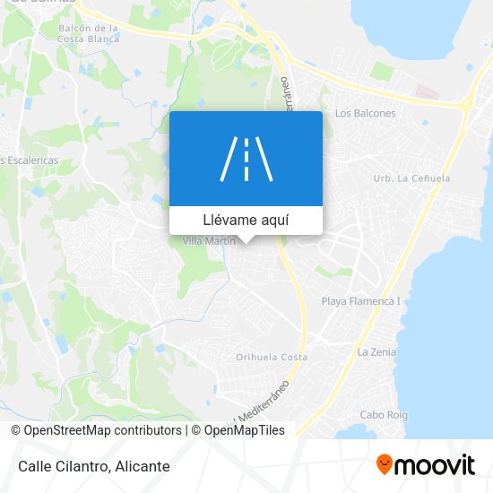 Mapa Calle Cilantro