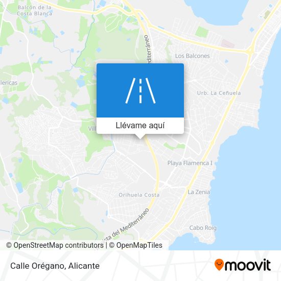 Mapa Calle Orégano