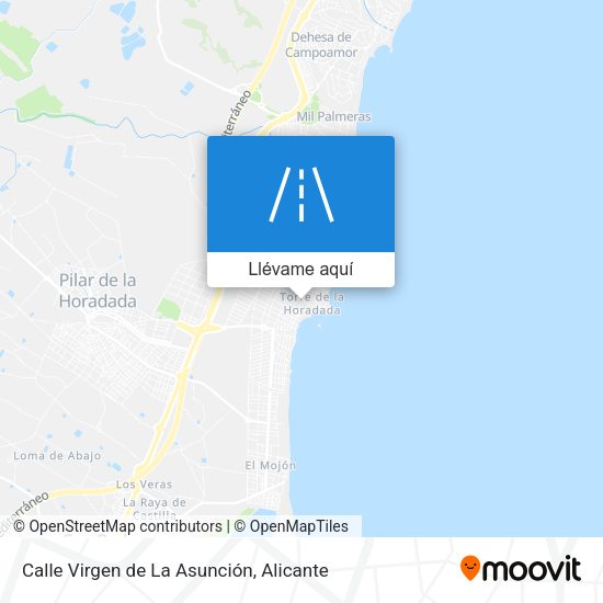 Mapa Calle Virgen de La Asunción