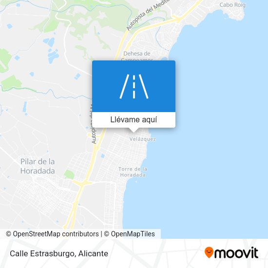 Mapa Calle Estrasburgo