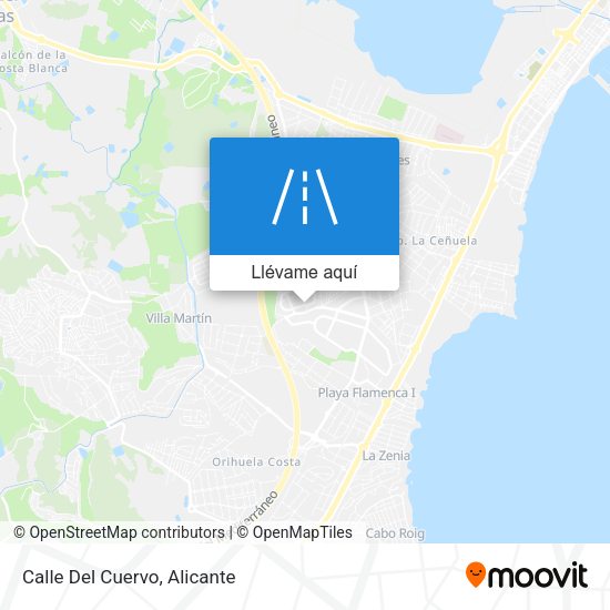 Mapa Calle Del Cuervo