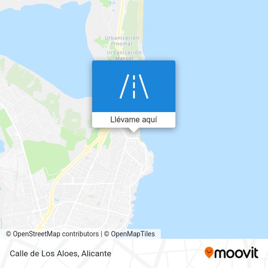 Mapa Calle de Los Aloes