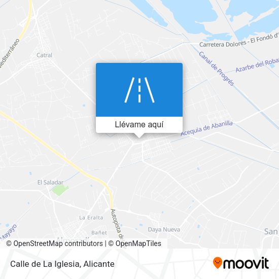 Mapa Calle de La Iglesia