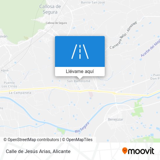 Mapa Calle de Jesús Arias