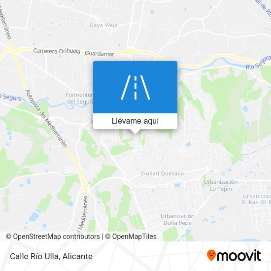 Mapa Calle Río Ulla