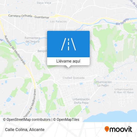 Mapa Calle Colina