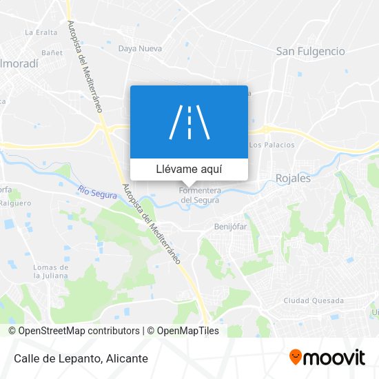 Mapa Calle de Lepanto