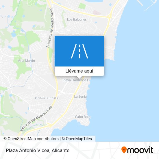 Mapa Plaza Antonio Vicea