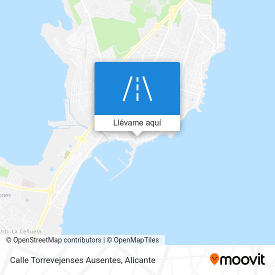 Mapa Calle Torrevejenses Ausentes
