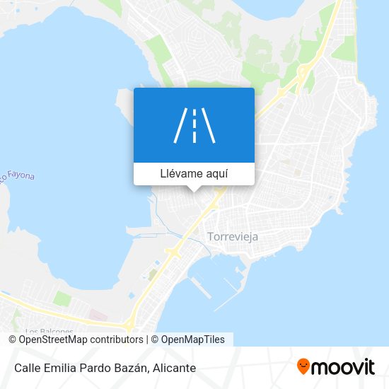Mapa Calle Emilia Pardo Bazán