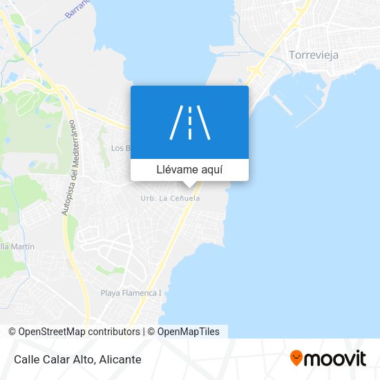 Mapa Calle Calar Alto