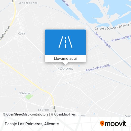 Mapa Pasaje Las Palmeras
